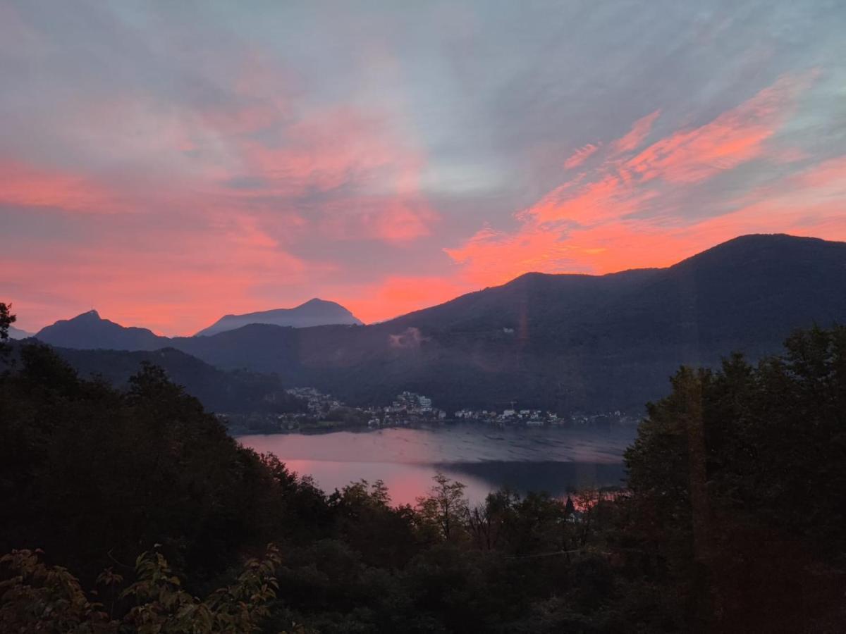 La Finestra Sul Lago Panzió Brusimpiano Kültér fotó