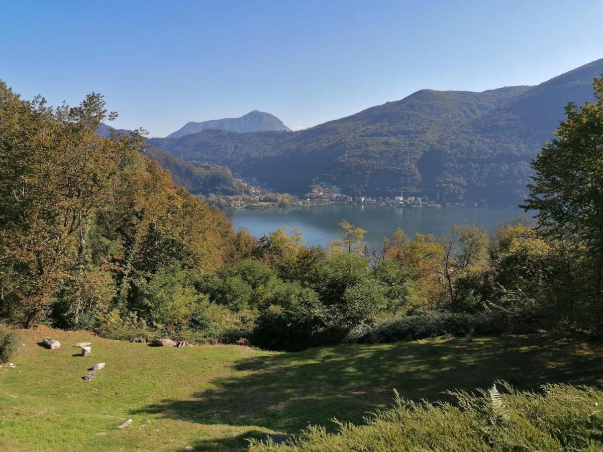 La Finestra Sul Lago Panzió Brusimpiano Kültér fotó